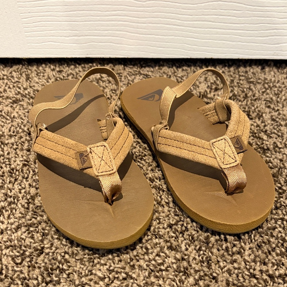 Quiksilver Kids Brown Flip Flops